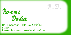 noemi doka business card